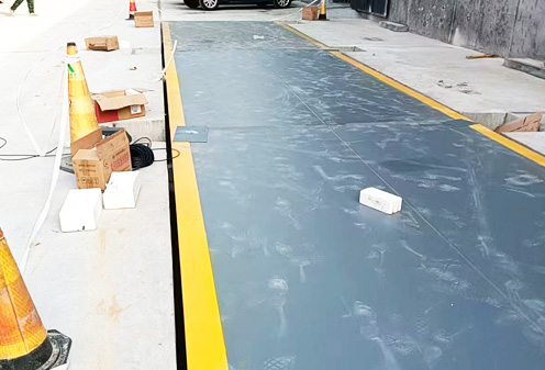 淄博120噸地磅安裝現(xiàn)場